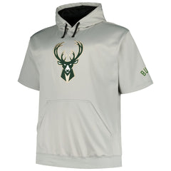 Milwaukee Bucks Big & Tall Logo Pullover Hoodie - Silver | Fanatics on sale