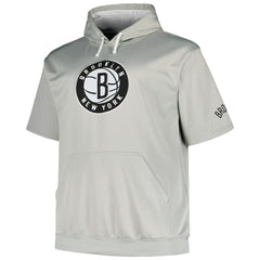 Brooklyn Nets Big & Tall Logo Pullover Hoodie - Silver | Fanatics sale