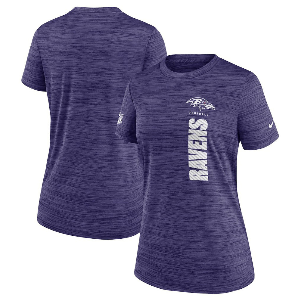 Baltimore Ravens Women's Sideline Velocity Dri-FIT T-Shirt - Purple | Nike outlet