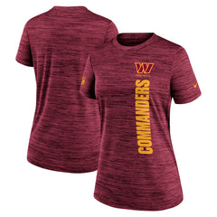 Washington Commanders Women's Sideline Velocity Dri-FIT T-Shirt - Burgundy | Nike sale