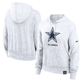 Dallas Cowboys Women's Gym Vintage Logo Pullover Hoodie - White | Nike sale