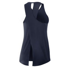 Dallas Cowboys Women's Open-Back Crisscross Dri-FIT Tank Top - Navy | Nike on sale