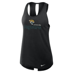 Jacksonville Jaguars Women's Open-Back Crisscross Dri-FIT Tank Top - Black | Nike discount
