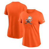 Cleveland Browns Women's Throwback Primary Logo T-Shirt - Orange | Nike outlet