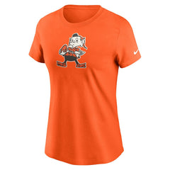 Cleveland Browns Women's Throwback Primary Logo T-Shirt - Orange | Nike outlet