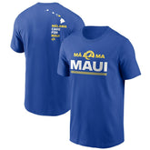 Los Angeles Rams x Maui Relief T-Shirt - Royal | Nike discount