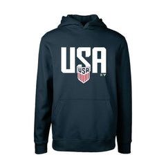 USMNT Levelwear Youth Podium Mascot Pullover Hoodie - Navy shop