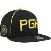 Pittsburgh Pirates City Connect 9FIFTY Snapback Hat - Black | New Era