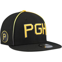 Pittsburgh Pirates City Connect 9FIFTY Snapback Hat - Black | New Era