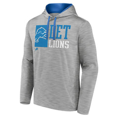 Detroit Lions Never Quit Hoodie - Heather Gray on sale