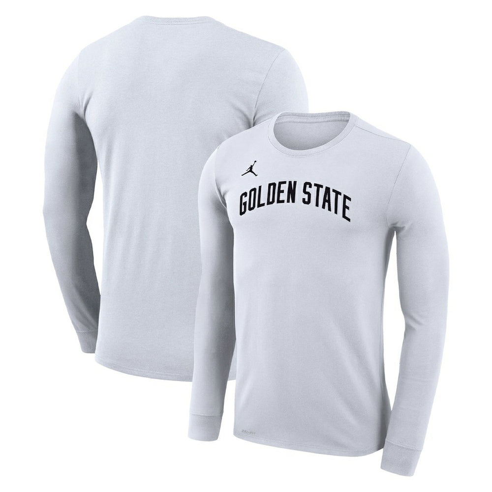 Golden State Warriors Jordan Brand Unisex Statement Edition Legend Performance Long Sleeve T-Shirt sale - White cheap
