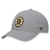 Boston Bruins Fanatics Extra Time Adjustable Hat Gray
