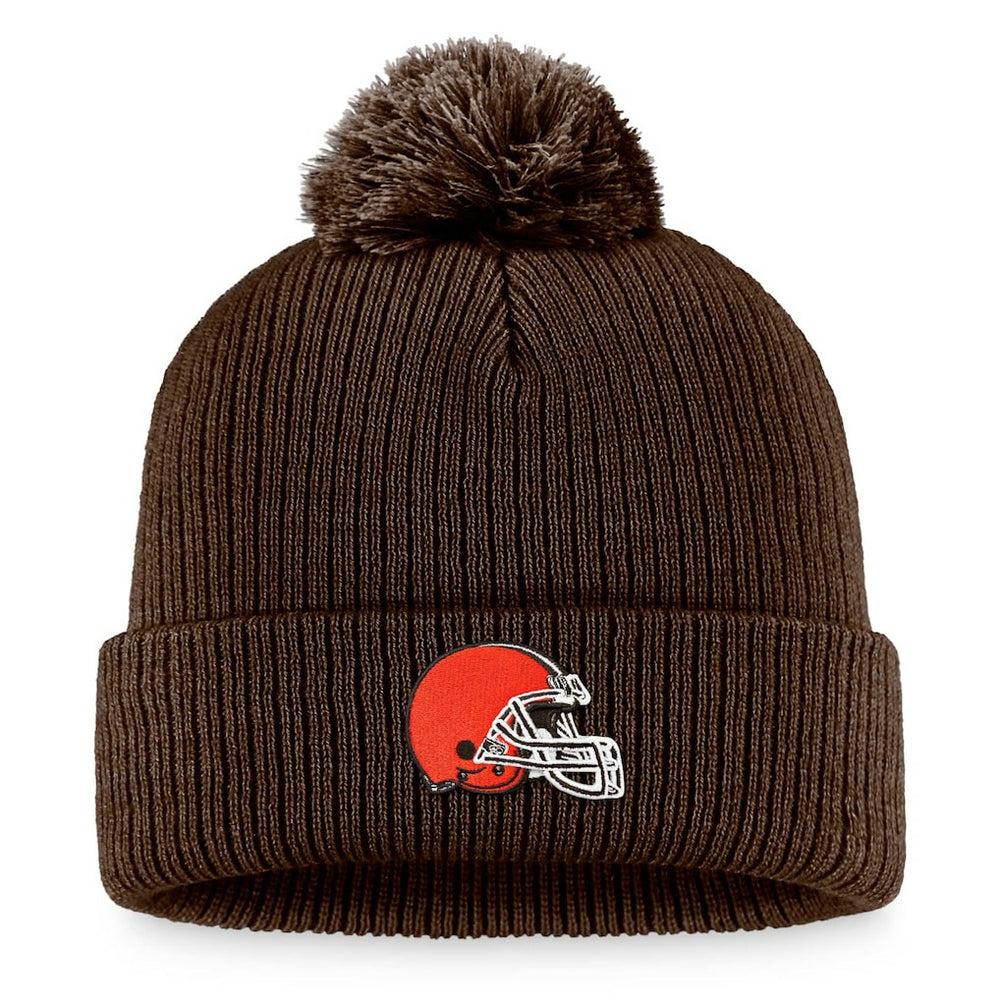 Cleveland Browns Women's Cuffed Knit Hat with Pom - Brown online