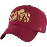Cleveland Cavaliers '47 Core Wordmark Clean Up Adjustable Hat sale - Wine | 47 brand sale