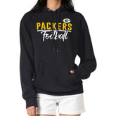 Green Bay Packers G-III 4Her by Carl Banks Women's Graphic Fleece Pullover Hoodie - Black discount