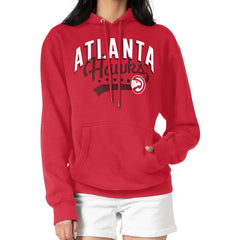 Atlanta Hawks G-III 4Her by Carl Banks Women's Filigree Logo Pullover Hoodie - Red for sale