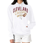 Cleveland Cavaliers G-III 4Her by Carl Banks Women's Filigree Logo Pullover Hoodie - White cheap