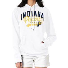 Indiana Pacers G-III 4Her by Carl Banks Women's Filigree Logo Pullover Hoodie - White online