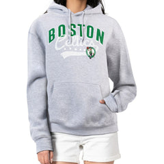 Boston Celtics G-III 4Her by Carl Banks Women's Filigree Logo Pullover Hoodie - Heather Gray cheap
