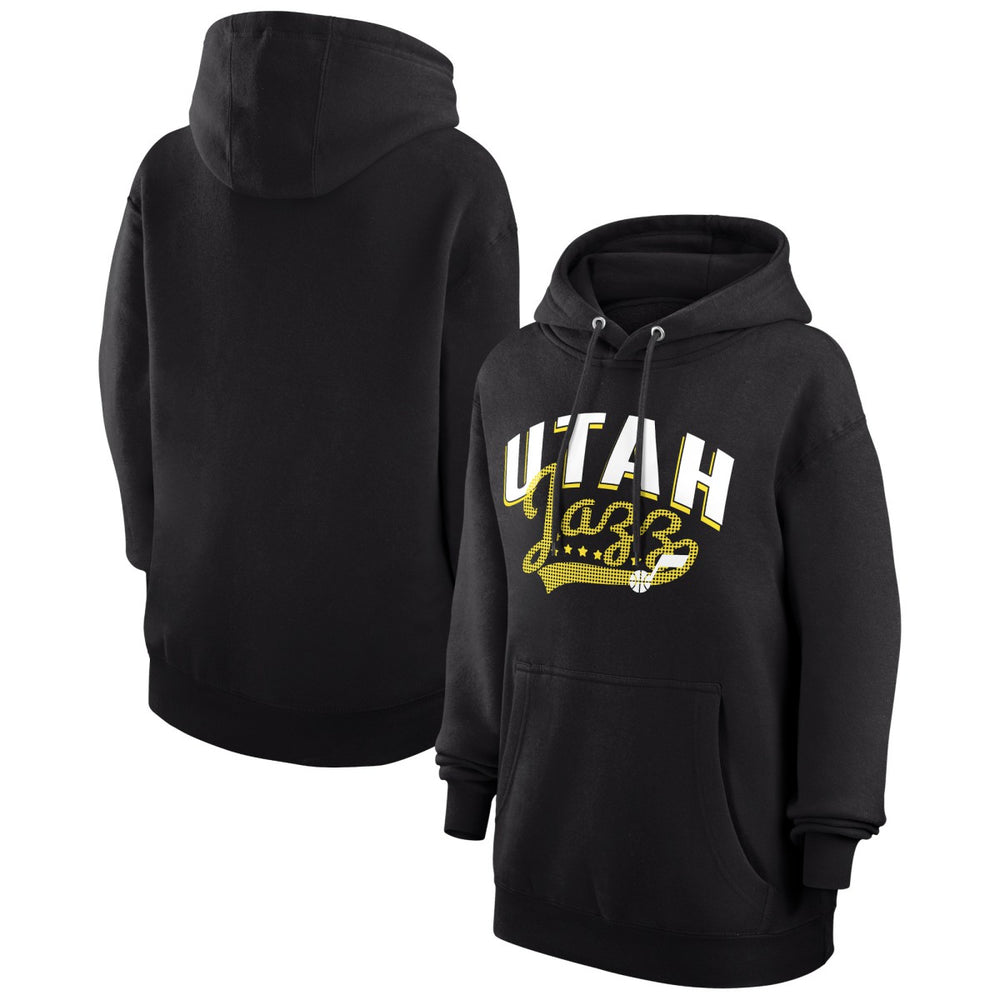 Utah Jazz G-III 4Her by Carl Banks Women's Filigree Logo Pullover Hoodie - Black shop