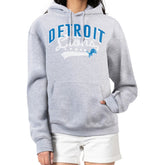 Detroit Lions G-III 4Her by Carl Banks Women's Filigree Logo Pullover Hoodie – Heather Gray sale