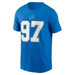 Aidan Hutchinson Detroit Lions Youth Player Name & Number T-Shirt - Blue | Nike on sale