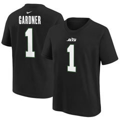 Ahmad Sauce Gardner New York Jets Youth Player Name & Number T-Shirt - Black | Nike sale