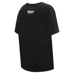 Chicago Bulls Pro Standard Women's Script Boyfriend T-Shirt sale - Black on sale