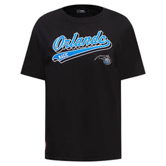 Orlando Magic Pro Standard Women's Script Boyfriend T-Shirt - Black for sale