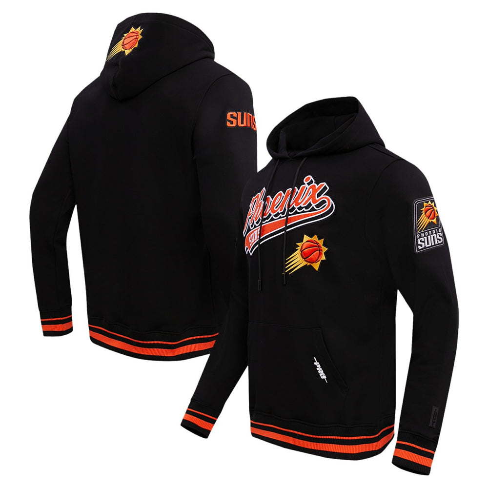 Phoenix Suns Pro Standard Script Tail Pullover Hoodie - Black for sale