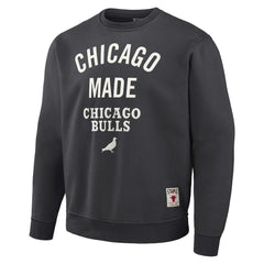 Chicago Bulls NBA x Staple Plush Pullover Sweatshirt - Anthracite on sale