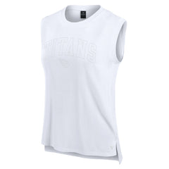 Tennessee Titans Women's Studio Gym Tank Top - White outlet