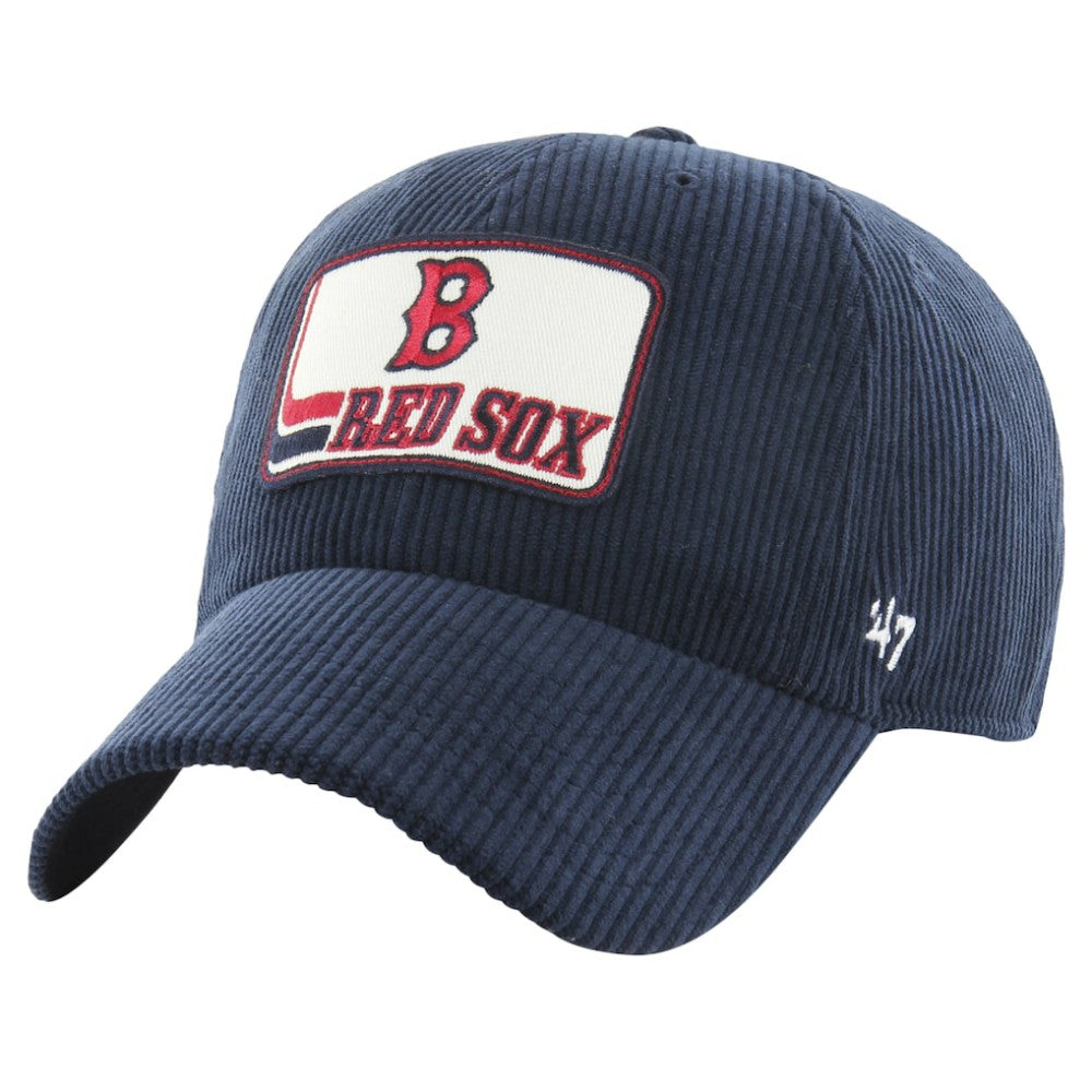 Boston Red Sox Wax Pack Collection Corduroy Clean Up Adjustable Hat - Navy | 47 brand