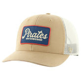 Pittsburgh Pirates Glory Daze Trucker Adjustable Hat - Khaki | 47 brand