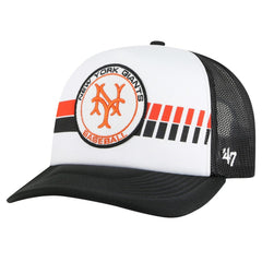 San Francisco Giants Cooperstown Collection Wax Pack Express Trucker Adjustable Hat - White/Black | 47 brand