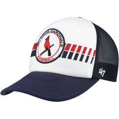 St. Louis Cardinals Cooperstown Collection Wax Pack Express Trucker Adjustable Hat - White/Navy | 47 brand