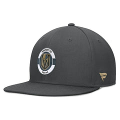 Vegas Golden Knights Fanatics Authentic Pro Training Camp Snapback Hat Charcoal