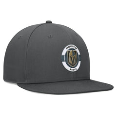 Vegas Golden Knights Fanatics Authentic Pro Training Camp Snapback Hat Charcoal
