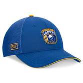 Buffalo Sabres Fanatics 2024 NHL Draft On Stage Trucker Adjustable Hat Royal