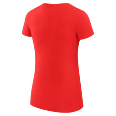 Washington Capitals G-III 4Her by Carl Banks Women's Super-Slim Fit Lightweight Filigree Logo T-Shirt – Red