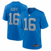 Jared Goff Detroit Lions Alternate Game Jersey - Blue | Nike cheap