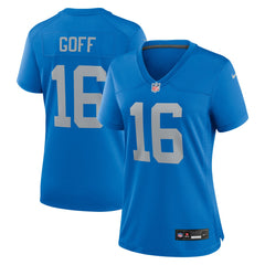 Jared Goff Detroit Lions Women's Alternate Game Jersey - Blue | Nike online