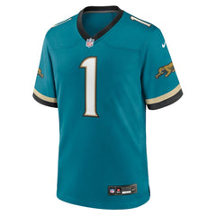 Travis Etienne Jr Jacksonville Jaguars Prowler Throwback Player Game Jersey - Teal | Nike on sale