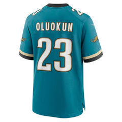 Foye Oluokun Jacksonville Jaguars Prowler Throwback Player Game Jersey - Teal | Nike on sale