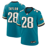 Fred Taylor Jacksonville Jaguars Prowler Throwback Retired Player Game Jersey - Teal | Nike outlet