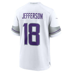 Justin Jefferson Minnesota Vikings Alternate Game Player Jersey - White | Nike on sale