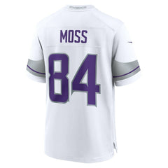 Randy Moss Minnesota Vikings Alternate Retired Player Game Jersey - White | Nike for sale