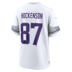 T.J. Hockenson Minnesota Vikings Alternate Game Player Jersey - White | Nike on sale