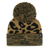 Washington Wizards '47 Women's Rosette Cuffed Knit Hat with Pom - Leopard | 47 brand sale