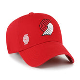 Portland Trail Blazers '47 Women's Confetti Undervisor Clean Up Adjustable Hat - Red | 47 brand shop